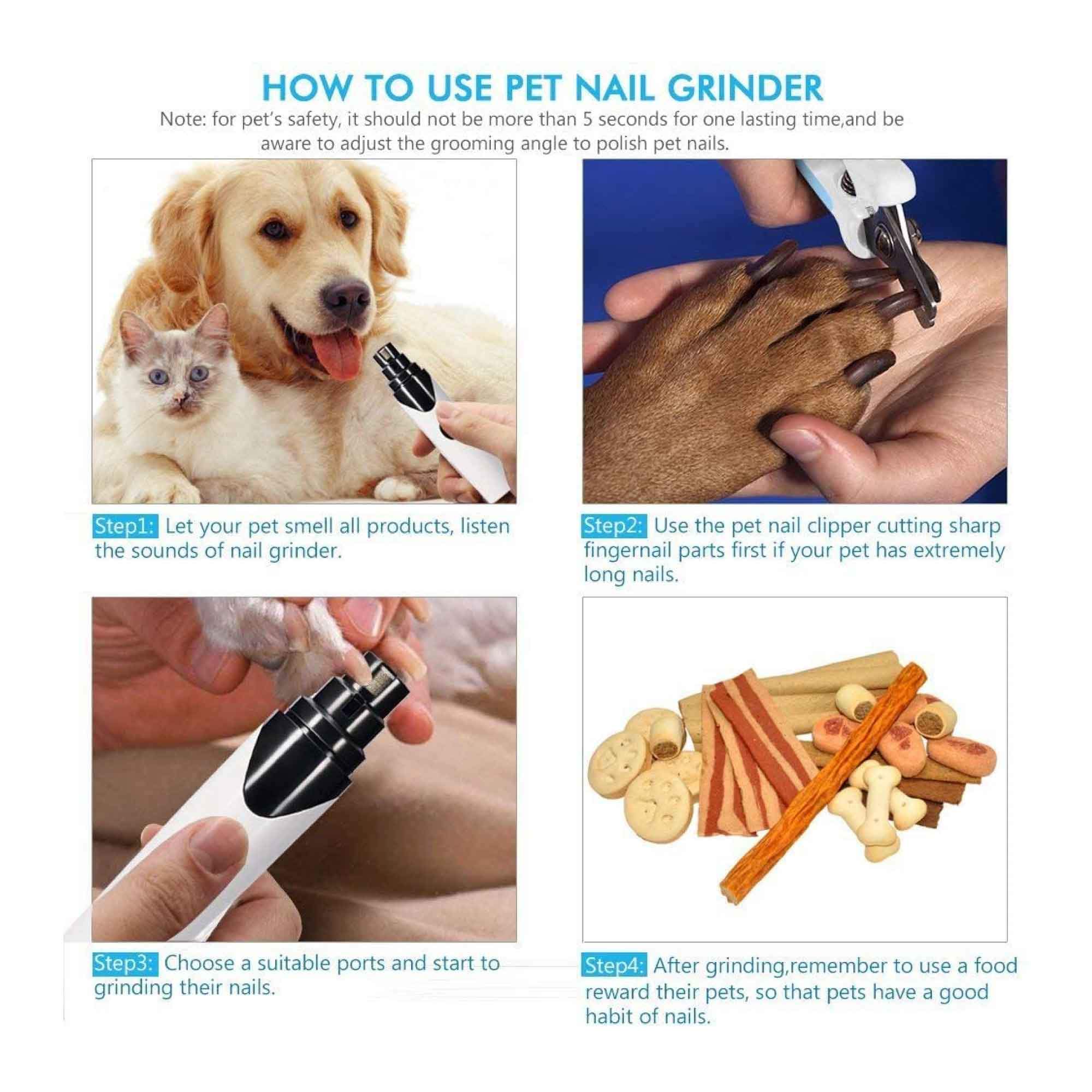 Elektrische Nagelslijper voor Honden