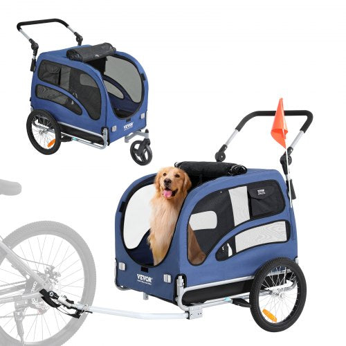 Hondenfietskar 2-in-1 — Tot 45 kg