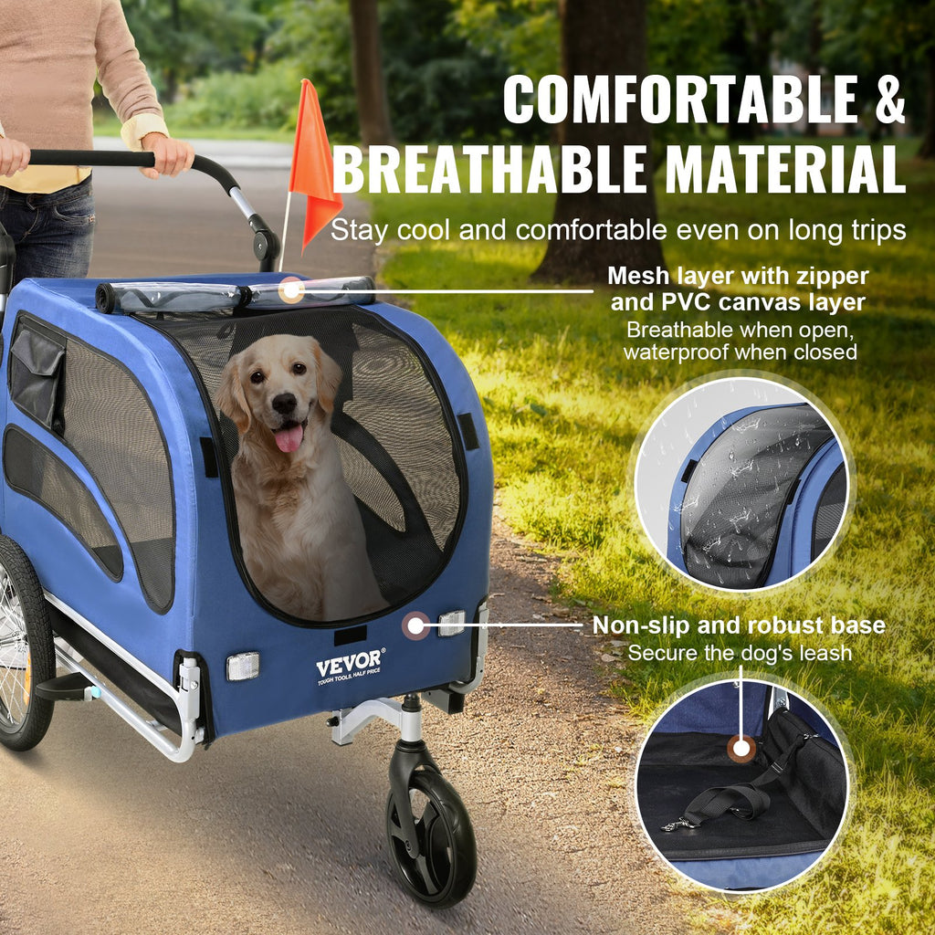 Hondenfietskar 2-in-1 — Tot 45 kg