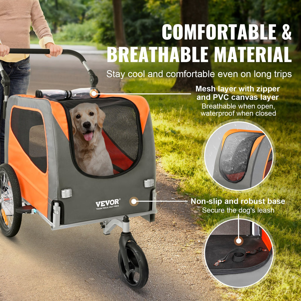 Hondenfietskar 2-in-1 — Tot 30 kg